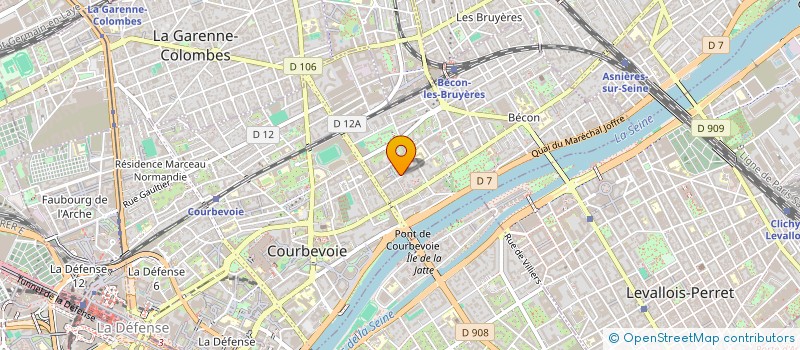 localisation de l'entreprise MADAME ANNE-SOPHIE JONQUAIS à COURBEVOIE