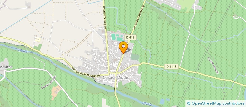 localisation de l'entreprise MADAME ANNE-SOPHIE JOURNAUD-GERY  CUXAC-D'AUDE