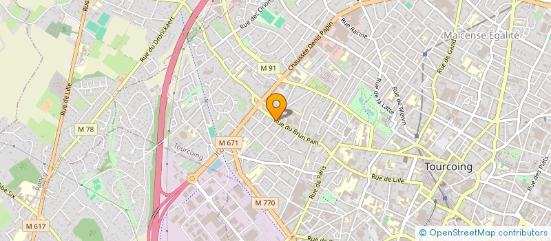 localisation de l'entreprise MADAME ANNE-SOPHIE KRAJKA  TOURCOING