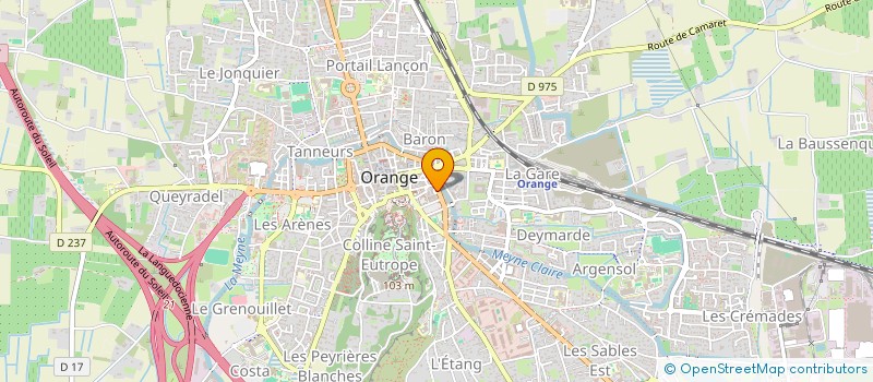 localisation de l'entreprise MADAME ANNE-SOPHIE LABE à ORANGE