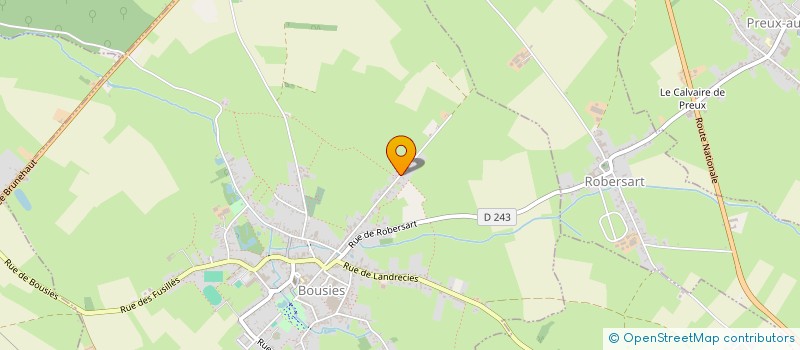 localisation de l'entreprise MADAME ANNE-SOPHIE LALISE  BOUSIES