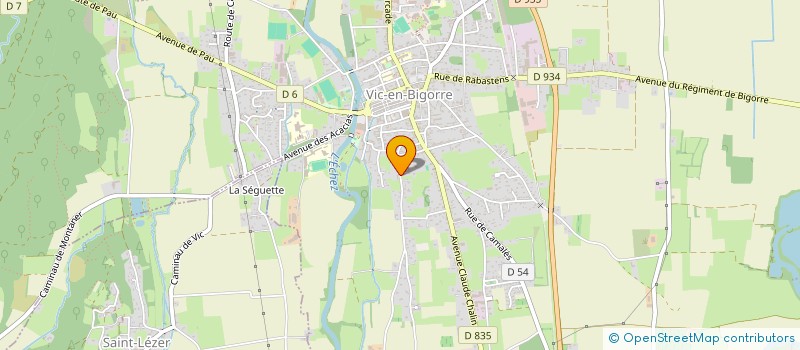 localisation de l'entreprise MADAME ANNE-SOPHIE LAMERE  VIC-EN-BIGORRE