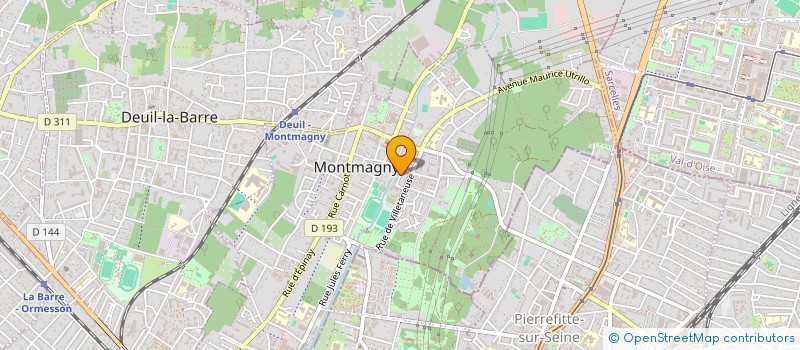 localisation de l'entreprise MADAME ANNE-SOPHIE LAMON  MONTMAGNY