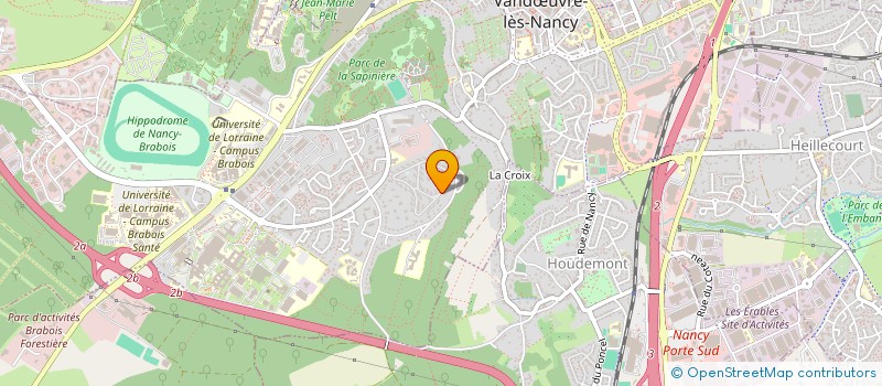 localisation de l'entreprise MADAME ANNE-SOPHIE LAMOTTE  VANDUVRE-LES-NANCY