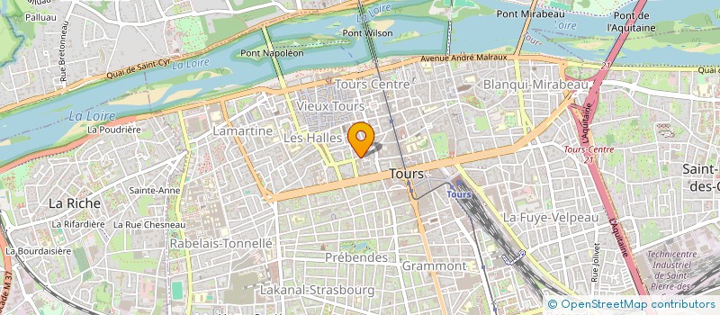 localisation de l'entreprise MADAME ANNE-SOPHIE LAPLAIGE  TOURS