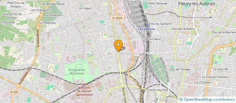 localisation de l'entreprise MADAME ANNE SOPHIE LAVERTON à FLEURY LES AUBRAIS