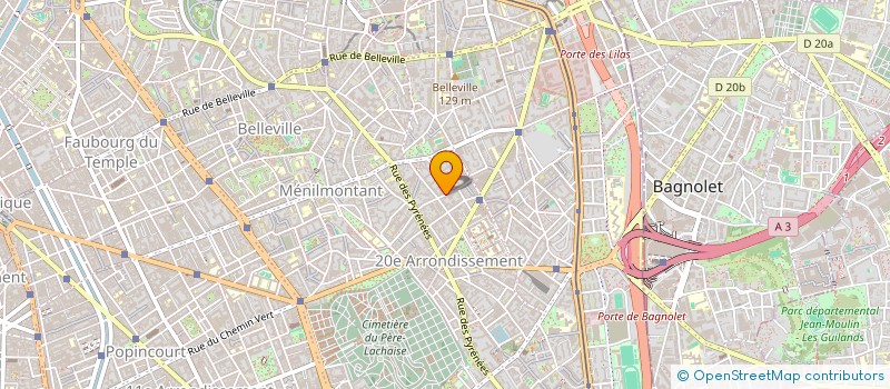 localisation de l'entreprise MADAME ANNE-SOPHIE LE GOFF  PARIS