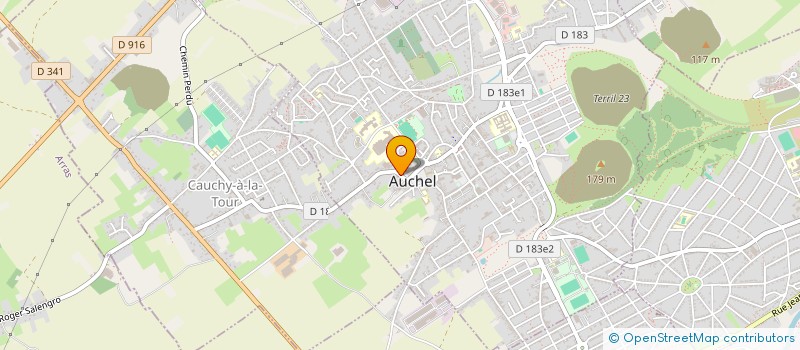 localisation de l'entreprise MADAME ANNE SOPHIE LECIEUX  AUCHEL