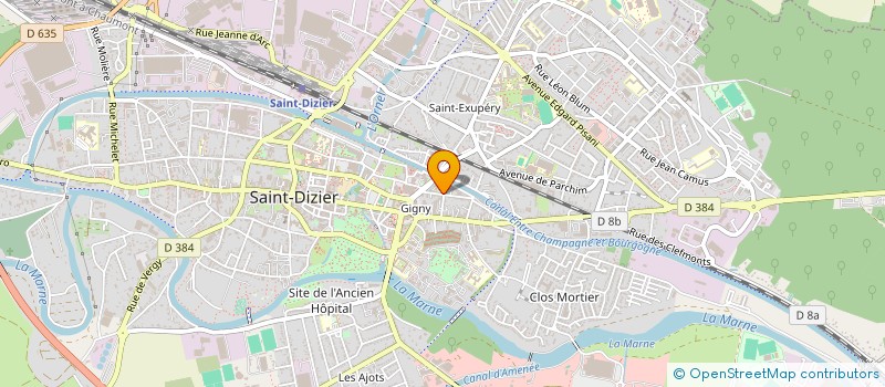 localisation de l'entreprise MADAME ANNE SOPHIE LECLER à SAINT-DIZIER