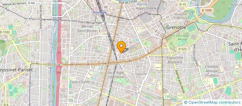 localisation de l'entreprise MADAME ANNE SOPHIE LECLER à GRENOBLE