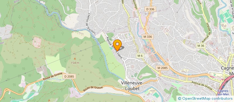 localisation de l'entreprise MADAME ANNE-SOPHIE LECONTE à VILLENEUVE-LOUBET