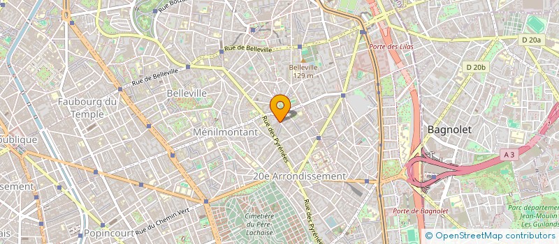 localisation de l'entreprise MADAME ANNE-SOPHIE LEDOS  PARIS