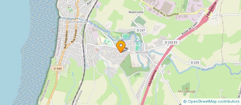 localisation de l'entreprise MADAME ANNE-SOPHIE LEFEBVRE  WIMILLE