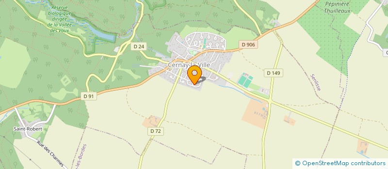 localisation de l'entreprise MADAME ANNE-SOPHIE LEFEUVRE  CERNAY-LA-VILLE