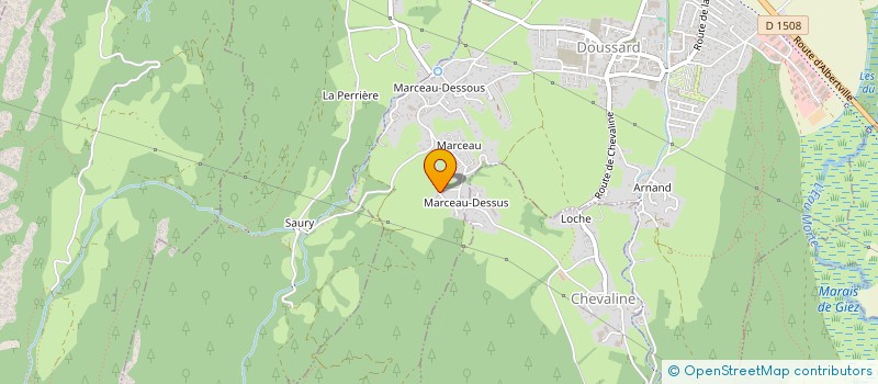 localisation de l'entreprise MADAME ANNE-SOPHIE LELIEVRE  DOUSSARD