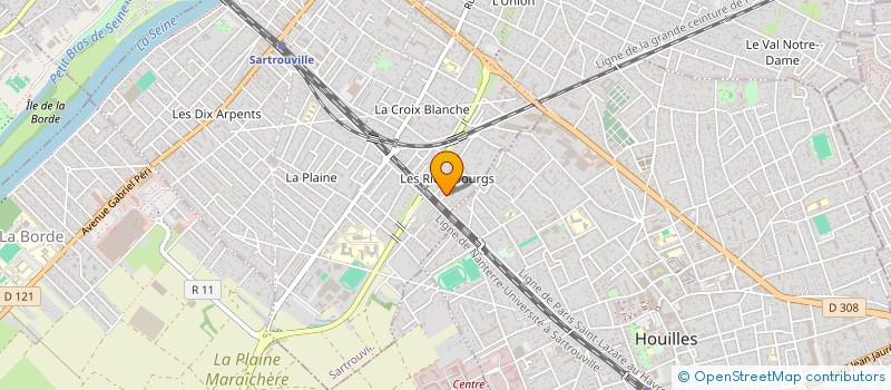 localisation de l'entreprise MADAME ANNE-SOPHIE LEMOINE à SARTROUVILLE