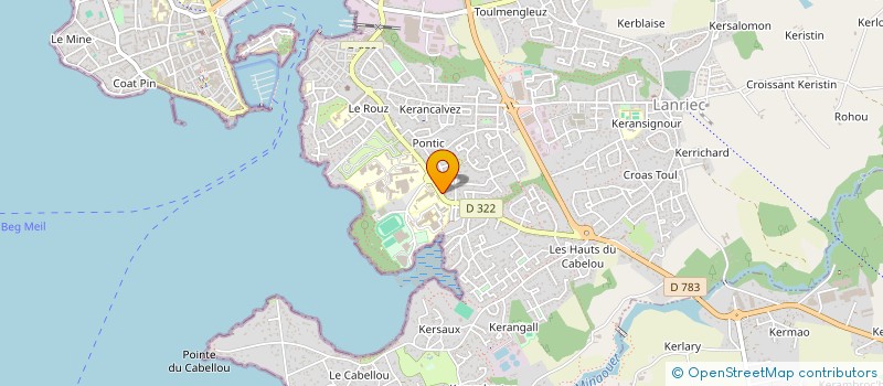 localisation de l'entreprise MADAME ANNE-SOPHIE LEMONNIER à CONCARNEAU