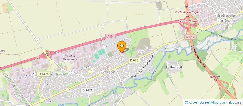 localisation de l'entreprise MADAME ANNE-SOPHIE LENEVEU  VERSON