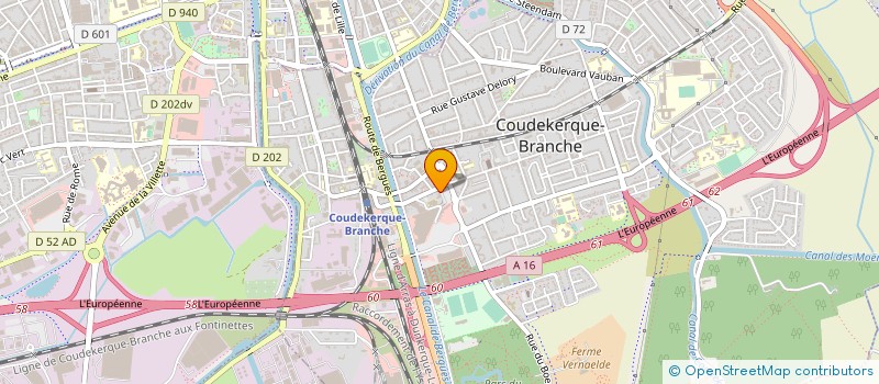 localisation de l'entreprise MADAME ANNE SOPHIE LENOIR  COUDEKERQUE-BRANCHE