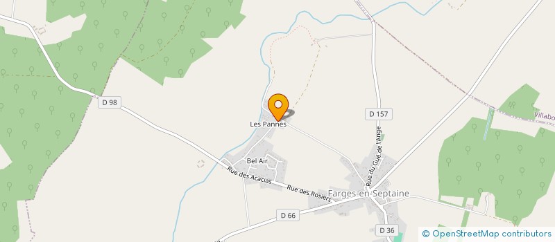 localisation de l'entreprise MADAME ANNE-SOPHIE LEON  QUIMPERLE