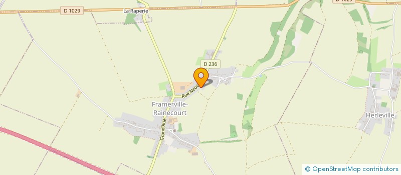 localisation de l'entreprise MADAME ANNE-SOPHIE LEROY à FRAMERVILLE-RAINECOURT