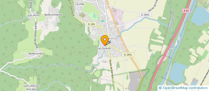 localisation de l'entreprise MADAME ANNE-SOPHIE LEROY  CHAPAREILLAN