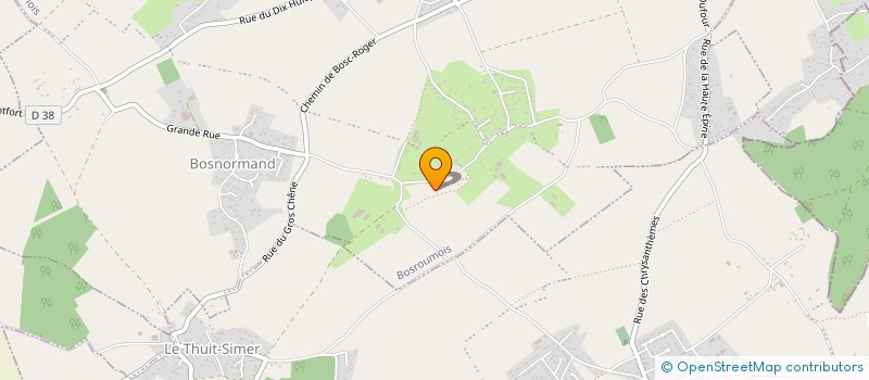 localisation de l'entreprise MADAME ANNE-SOPHIE LESEIGNEUR  BOSROUMOIS