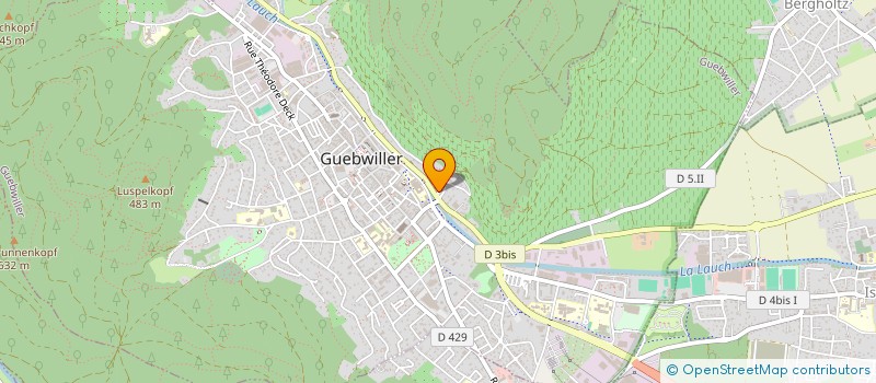 localisation de l'entreprise MADAME ANNE-SOPHIE LEVALLOIS  GUEBWILLER