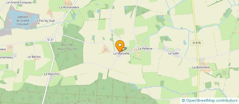 localisation de l'entreprise MADAME ANNE-SOPHIE LION  VALLONS-DE-L'ERDRE