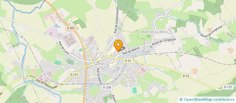 localisation de l'entreprise MADAME ANNE-SOPHIE LOQUET à SAMER