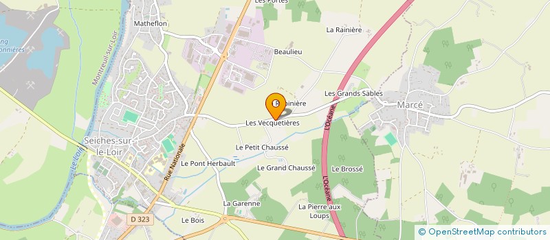 localisation de l'entreprise MADAME ANNE-SOPHIE LORION  LA CHAPELLE-SAINT-LAUD