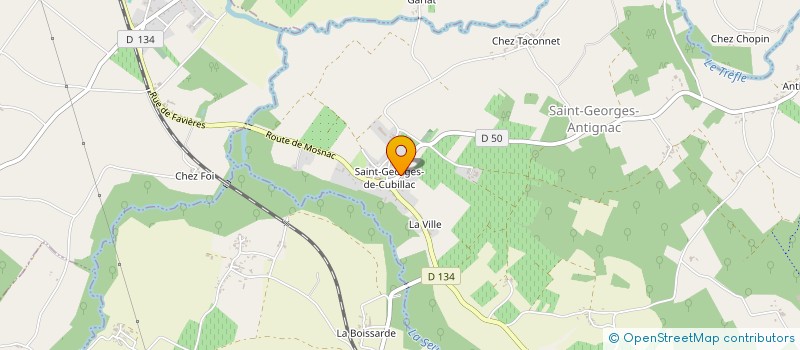 localisation de l'entreprise MADAME ANNE-SOPHIE LOSTE à SAINT-GEORGES-ANTIGNAC
