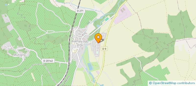 localisation de l'entreprise MADAME ANNE SOPHIE MAREIGNER  AVENAY-VAL-D'OR