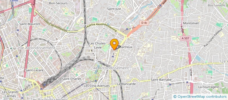 localisation de l'entreprise MADAME ANNE-SOPHIE MAREJUS à MARSEILLE 4EME