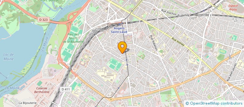 localisation de l'entreprise MADAME ANNE-SOPHIE MARGUET DESROUSSEAUX à ANGERS