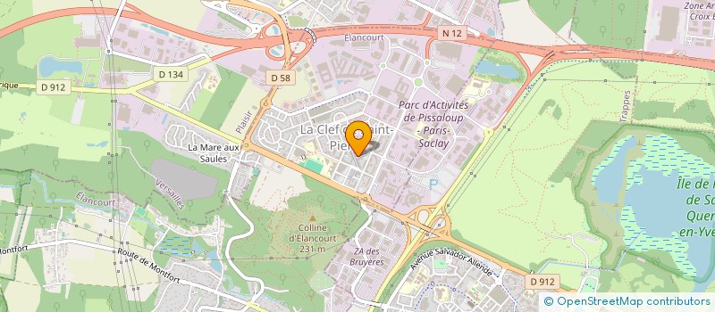 localisation de l'entreprise MADAME ANNE-SOPHIE MARIE  ELANCOURT