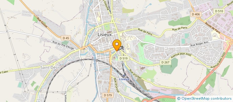 localisation de l'entreprise MADAME ANNE-SOPHIE MARIE TSYPKINE DE KERBLAY  LISIEUX