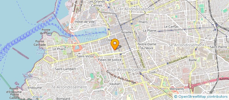 localisation de l'entreprise MADAME ANNE-SOPHIE MARION  MARSEILLE