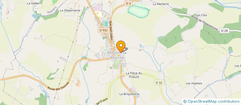 localisation de l'entreprise MADAME ANNE SOPHIE MARTEAU à MOULINS-LA-MARCHE