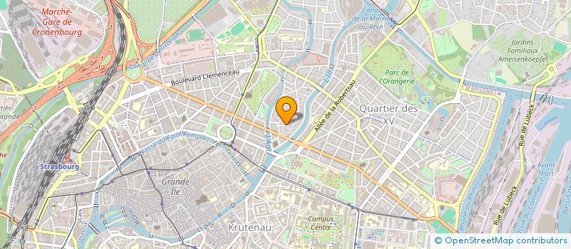 localisation de l'entreprise MADAME ANNE-SOPHIE MARTIN à STRASBOURG