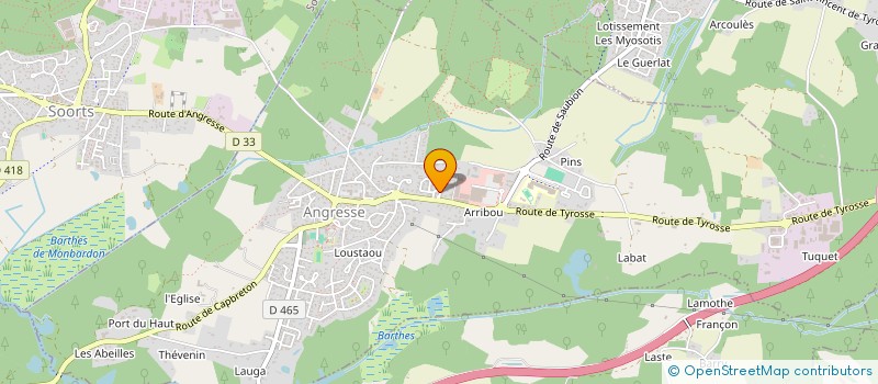 localisation de l'entreprise MADAME ANNE-SOPHIE MARTINET  ANGRESSE