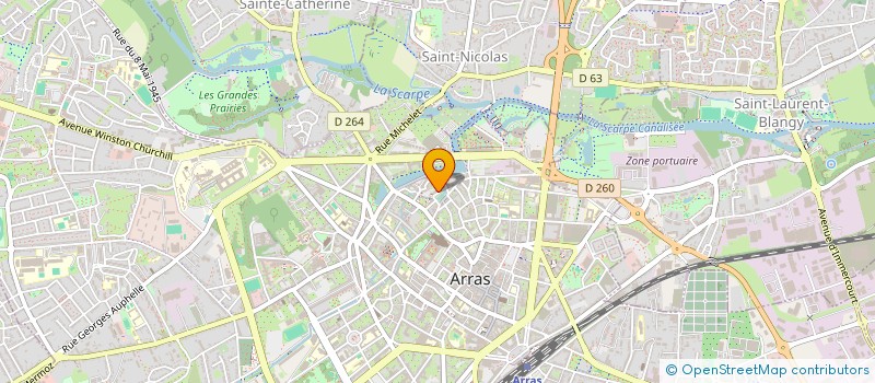 localisation de l'entreprise MADAME ANNE-SOPHIE MAUREL à ARRAS