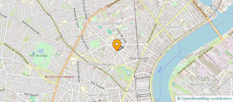 localisation de l'entreprise MADAME ANNE-SOPHIE MAUREL  BORDEAUX