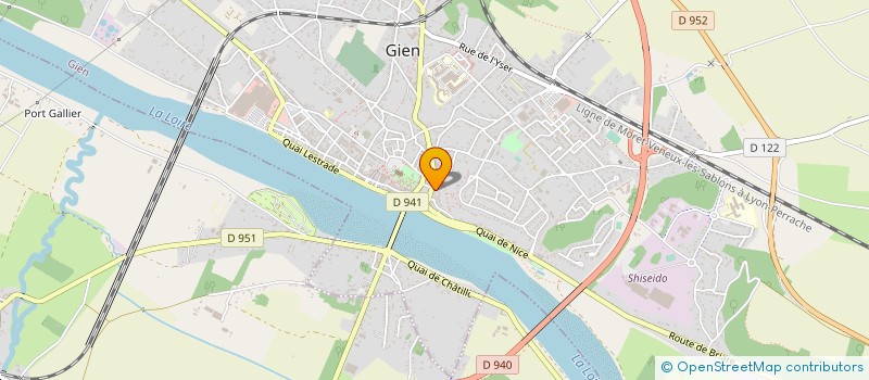 localisation de l'entreprise MADAME ANNE-SOPHIE MAZZANTI  GIEN