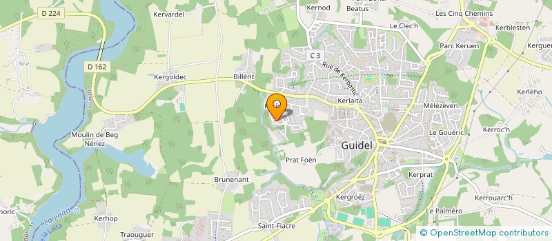 localisation de l'entreprise MADAME ANNE SOPHIE MERCEUR  GUIDEL