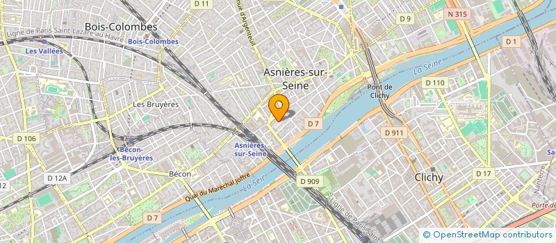 localisation de l'entreprise MADAME ANNE-SOPHIE MOGUEN à ASNIERES-SUR-SEINE