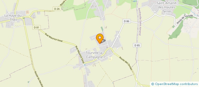 localisation de l'entreprise MADAME ANNE-SOPHIE MONNIE  TOURVILLE-LA-CAMPAGNE