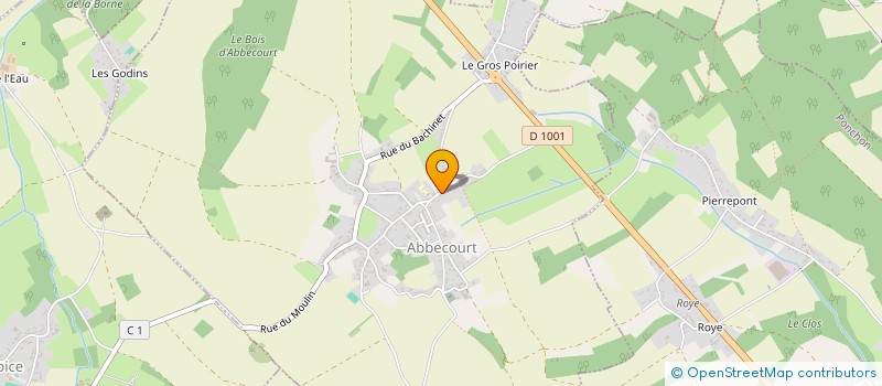 localisation de l'entreprise MADAME ANNE SOPHIE MONTAY  ABBECOURT