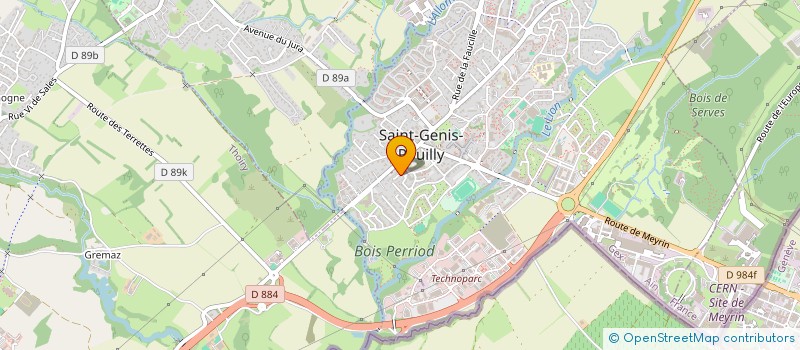 localisation de l'entreprise MADAME ANNE-SOPHIE MOREAU à SAINT-GENIS-POUILLY