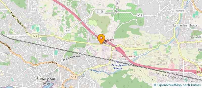 localisation de l'entreprise MADAME ANNE-SOPHIE MORICE  SANARY-SUR-MER